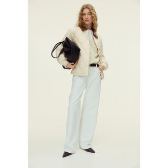 H&M Thermolite Quilted Jacket in Light Beige at Nordstrom, Size Xx-Large