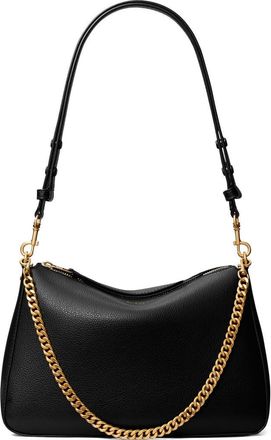 Tory Burch Perry Leather Shoulder Bag in Black at Nordstrom