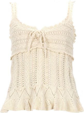 Isabel Marant Neves Openwork Knitted Tank Top
