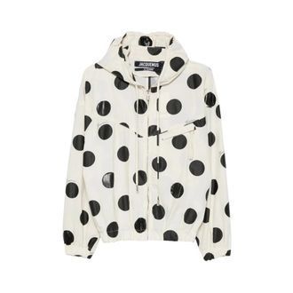 Jacquemus Bateau Jacket - Dames - Jassen - Wit - Maat: 2XS Zijde