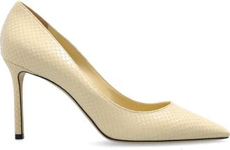 Jimmy Choo London Schoenen met hak Romy - Dames - Pumps - Geel - 38 EU - Leer - Schoenen