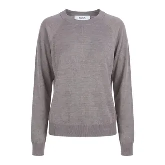 Jucca Truien & Vesten, Dames, Beige, S, Ronde hals gebreid