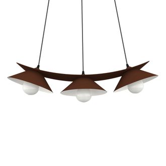 Lumicom Miller L&aacute;mpara De Techo X3 Hoja Corten