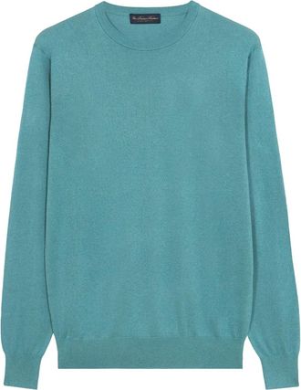 Brooks Brothers Trui met ronde hals - Blauw