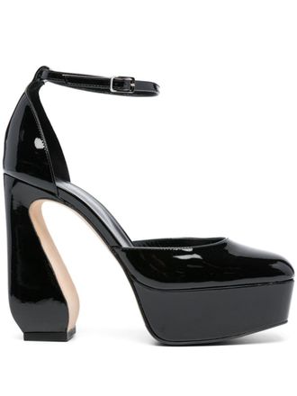 Sergio Rossi SI Rossi pumps met enkelbandje - Zwart