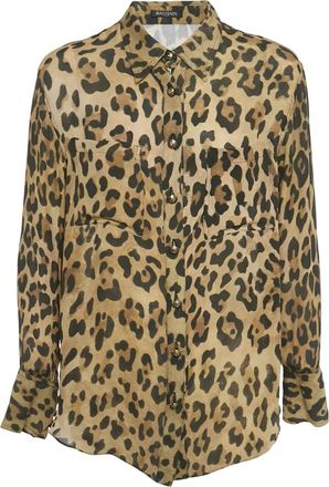 Balmain Camicia leopardata - Toni neutri