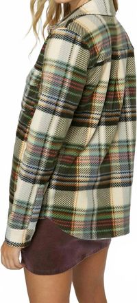 O'Neill Zuma Jacket In Christmas Plaid