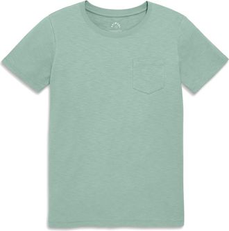 primary Unisex Fit Slub Pocket Tee in Matcha at Nordstrom, Size Xx-Large