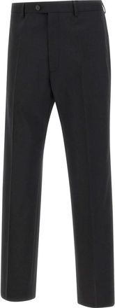 Maison Margiela Shoka Broeken - Heren - Straight fit broeken - Zwart - S - Katoen - Broeken