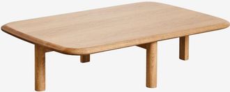 Sklum Sklum - Mesa De Centro Rectangular 100x65 Cm En Madera Treveris
