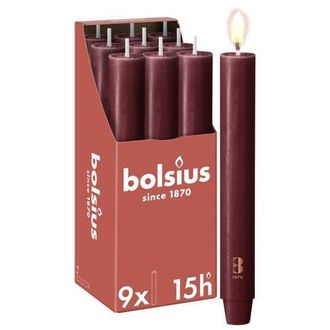 Bolsius brede dinerkaars (&Oslash;3x23 cm) (set van 9)