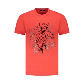 Cavalli Tijger Grafisch T-shirt met Korte Mouwen