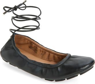 BOSS Roxanne Ballerina Flat in Black at Nordstrom Rack, Size 9