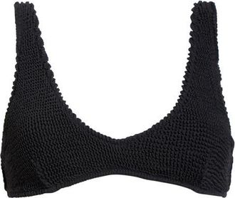 PacSun Ellie Scrunch Bikini Top in Anthracite at Nordstrom, Size X-Small