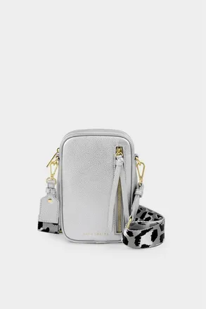 Katie Loxton Hallie Small Crossbody Bag in Silver at Nordstrom