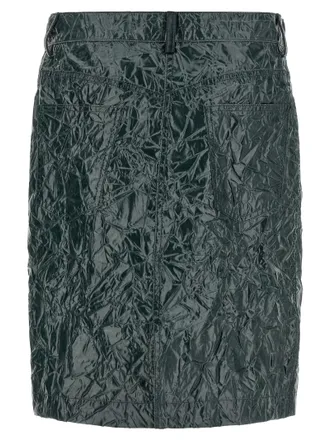 Marni Womens Bicolor Polyester Midi Skirt