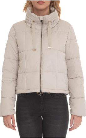 Save The Duck Lobelia Short Jacket - Dames - Winterjassen - Beige - 2XL - Polyester - Jassen