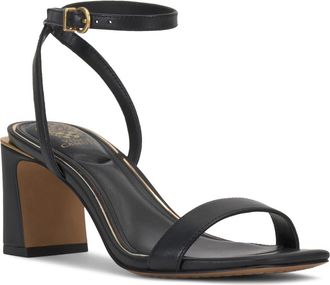 Vince Camuto Hamda Ankle Strap Sandal in Black at Nordstrom, Size 8.5
