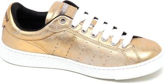 Dsquared2 Vintage effect sneaker Santa Monica - Dames - Sneakers - Geel - 37 EU - Schoenen