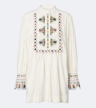 Isabel Marant Merva embroidered minidress