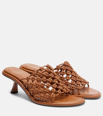 Souliers Martinez Mariza 60 leather mules