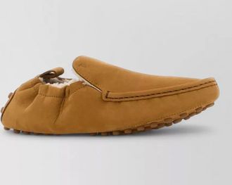 Tod's suede leather loafers