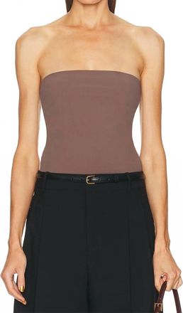EAVES Bo Tube Top In Mocha