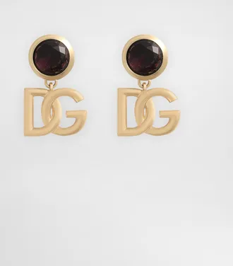 Dolce & Gabbana Logo Clip Earrings - Woman Bijoux Gold Metal Onesize