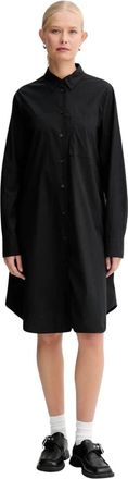 Marc O'Polo Shirt Dress - Dames - Shirt Kleedjes - Zwart - M - Katoen - Kleedjes