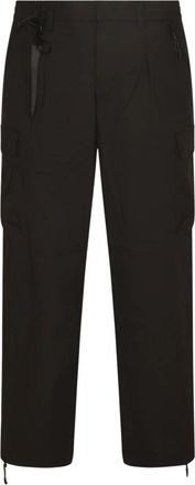 Alpha Industries Zwarte Stijlvolle Broek - Heren - Straight fit broeken - Zwart - S - Broeken