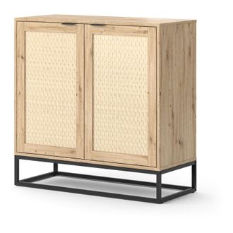 Vicco Cassettiera Natal, Marrone, 140 x 92.5 cm con 2 porte, Vicco