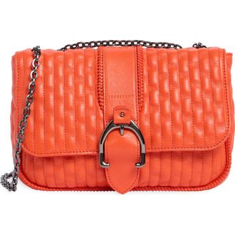 Longchamp Amazone Small Quilted Leather Crossbody Bag in Poppy at Nordstrom Rack