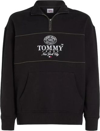 Tommy Hilfiger TJM RLX Luxe Athletic 1/2 Zip - Heren - Vesten met rits - Zwart - XL - Hoodies & sweatvesten