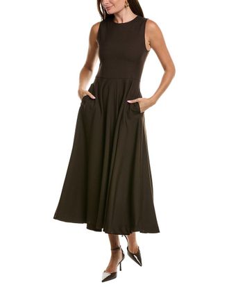 Officine G&eacute;n&eacute;rale Officine Generale Bertille Wool Midi Dress