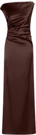Max Mara mxedream - Dames - Avondkleed - Bruin - M - Kleedjes
