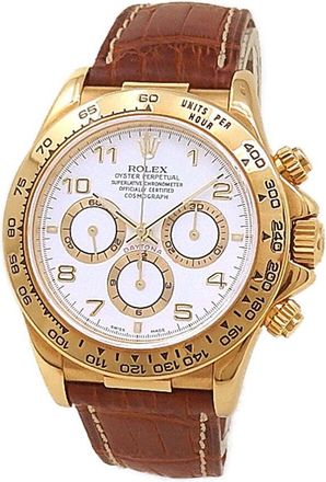 Rolex Pre-owned Rolex Cosmograph Daytona Chronograph Automatic White Dial Mens Watch 16518 WAL
