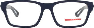 Prada Demo Rectangular Mens Eyeglasses PS 03RV MAG1O1 56