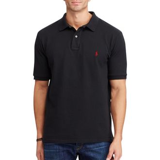 Polo Ralph Lauren Big & Tall Mesh Polo Shirt in New Polo Black at Nordstrom, Size Xxx-Large S