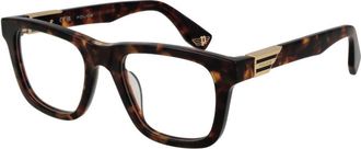 Police Brown Cellulose Acetate Glasses Mens (Frames)