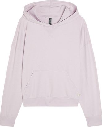 Vuori Clothing Halo Modern Hooded Stretch-jersey Sweatshirt - Lilac - S (UK8-10 / S)