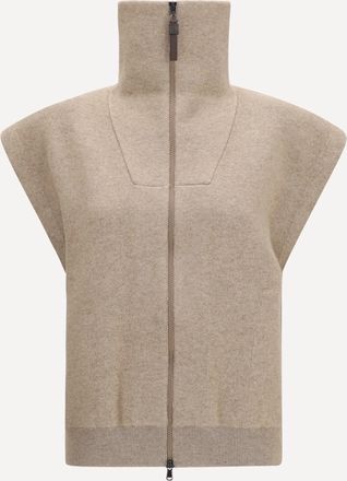 Brunello Cucinelli Cardigan a collo alto con cerniera Woman L