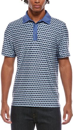 Ben Sherman Retro Geo Tech Jersey Sports Fit Polo Shirt