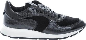 Philippe Model Zwarte Montecarlo LD Sport Sneakers - Dames - Sneakers - Zwart - 38 EU - Leer - Schoenen