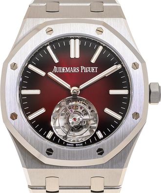 Audemars Piguet Royal Oak Flying Tourbillon Automatic Red Dial Mens Watch 26730ST.OO.1320ST.05
