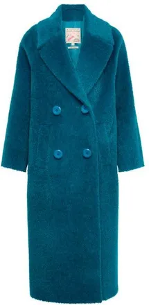Maison Common Long Alpaca Coat in Emerald at Nordstrom, Size Medium