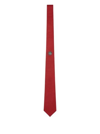 Versace Medusa-embroidered tie - men - Silk/Silk - One Size