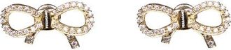 Ferragamo Vara Bow Earrings - Dames - Oorbellen - Geel - ONE Size - Accessoires