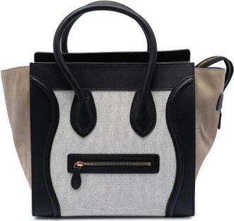 Celine Pre-owned Luggage Tote - Dames - Vintage Handtas - Grijs - ONE Size - Leer - Vintage