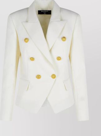Balmain virgin wool fitted jacket