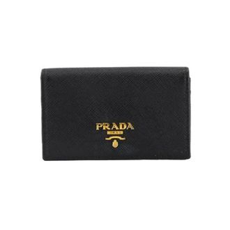 Prada Vintage, unisex, Zwart, ONE Size, Pre-owned Fabric Wallet